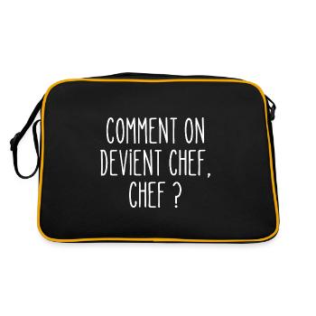 comment on devient chef - Sac Retro - noir/or - Dos