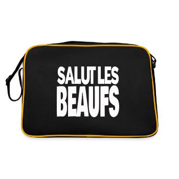 salut les beaufs - Sac Retro - noir/or - Dos