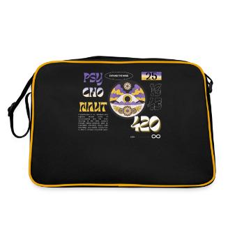 1943 Psychonaut Trippy Infinity Expand - Retro Bag - black/gold - Back