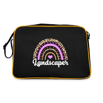 Paysagiste Jardinier Jardinier Jardinier - Sac Retro - noir/or - Dos