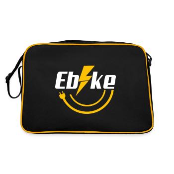 E-Bike EBike E Bike - Sac Retro - noir/or - Dos