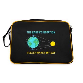 Earth Day - Retro Bag - black/gold - Back