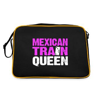 Domino Mexican Train - Retro Bag - black/gold - Back