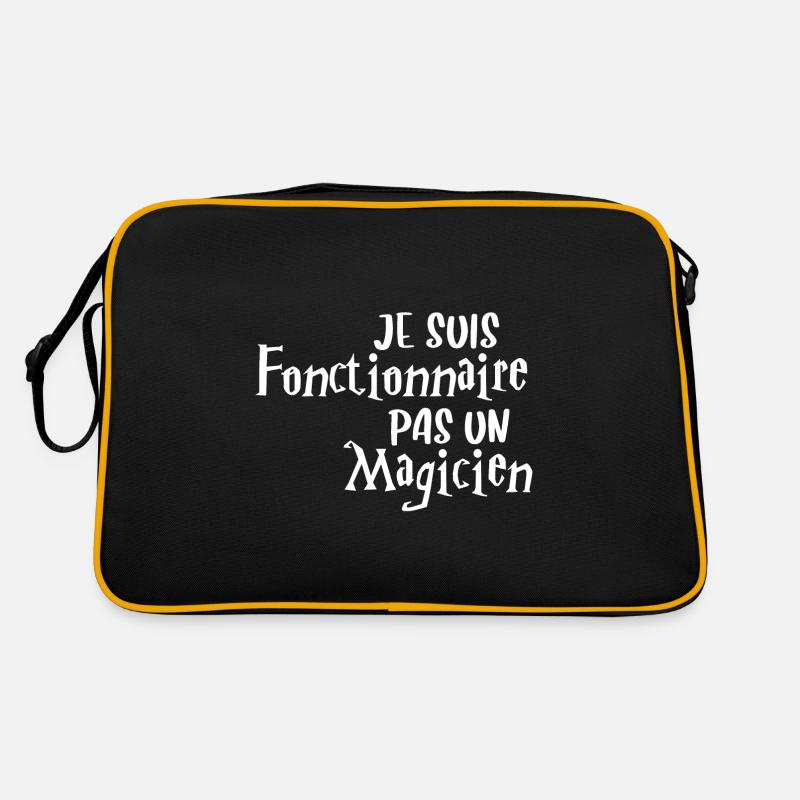 Humorvoller Beamter Beamter Retro Tasche