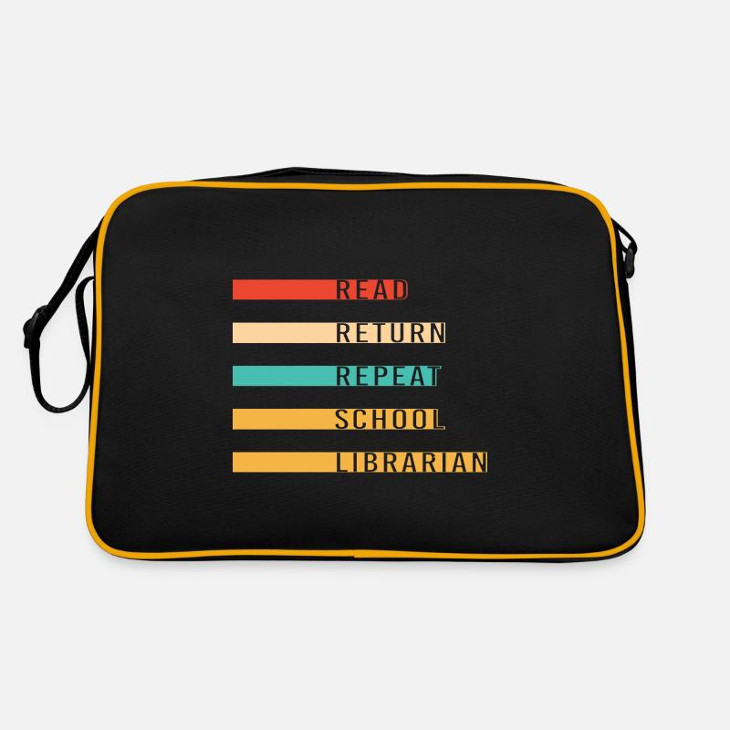 Lecture de la bibliothèque Bookworm Sac Retro
