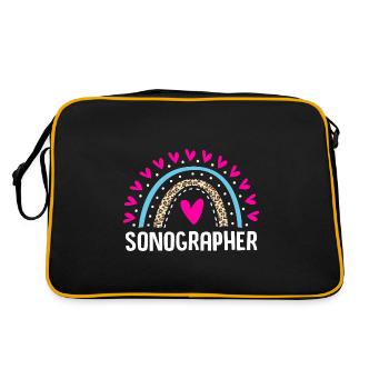Cardiogram Cardiography - Retro Bag - black/gold - Back