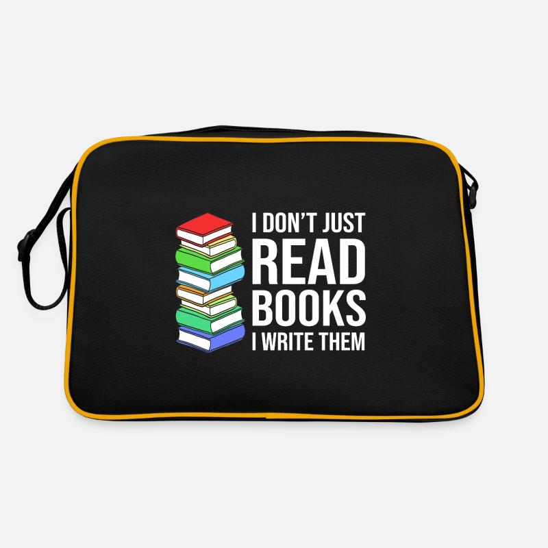 Poetry Poem Author Retro Bag