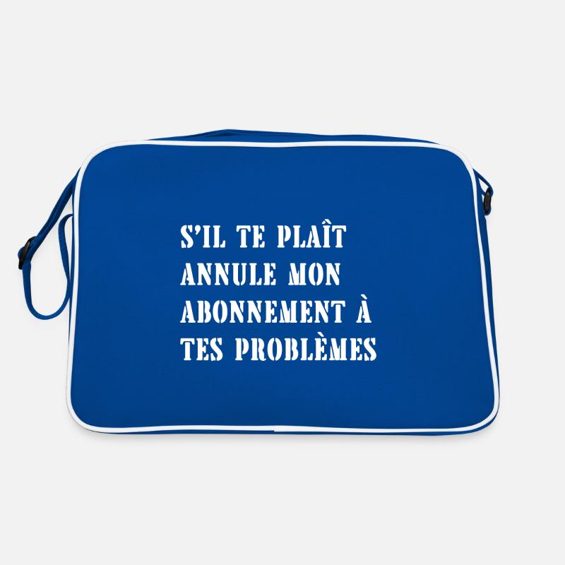 abonnement à tes problèmes Sac Retro