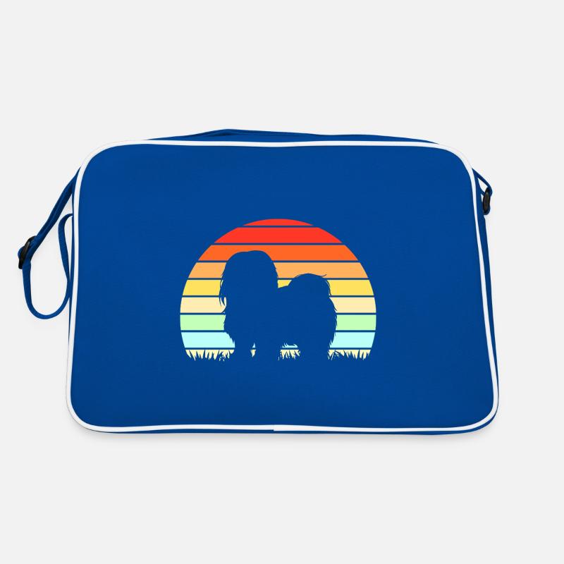 Lhasa Apso Hund Retro Tasche