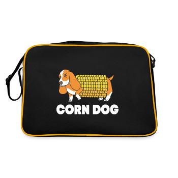 Corn dog - Retro Bag - black/gold - Back