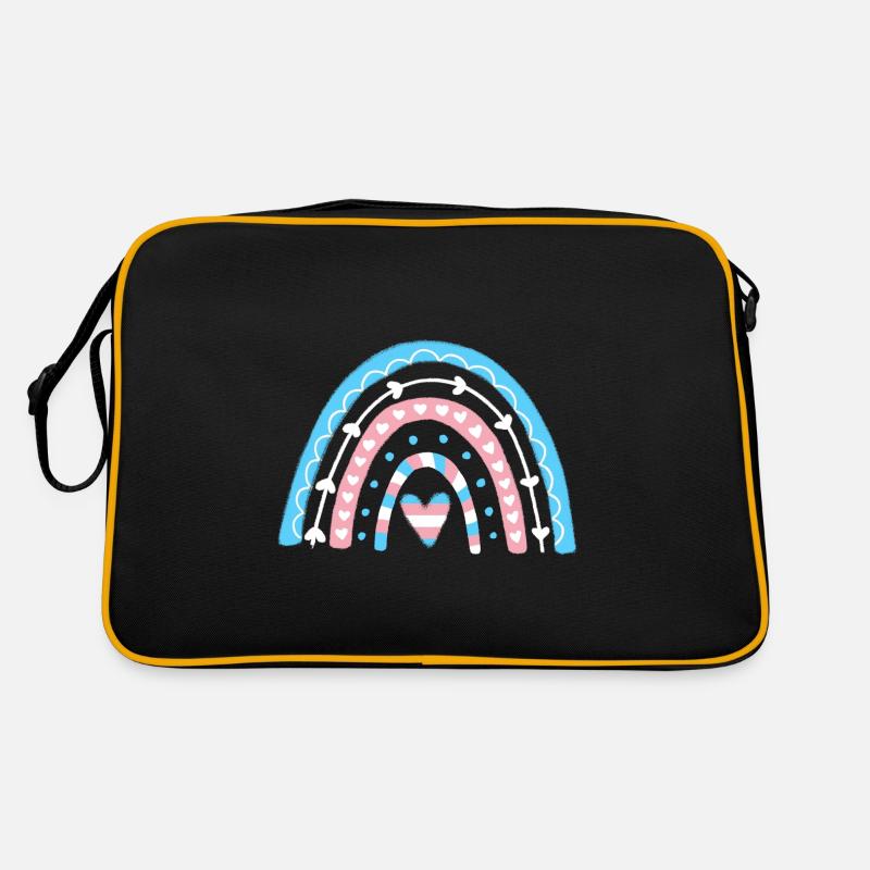 Fierté transgenre Boho Rainbow Sac Retro