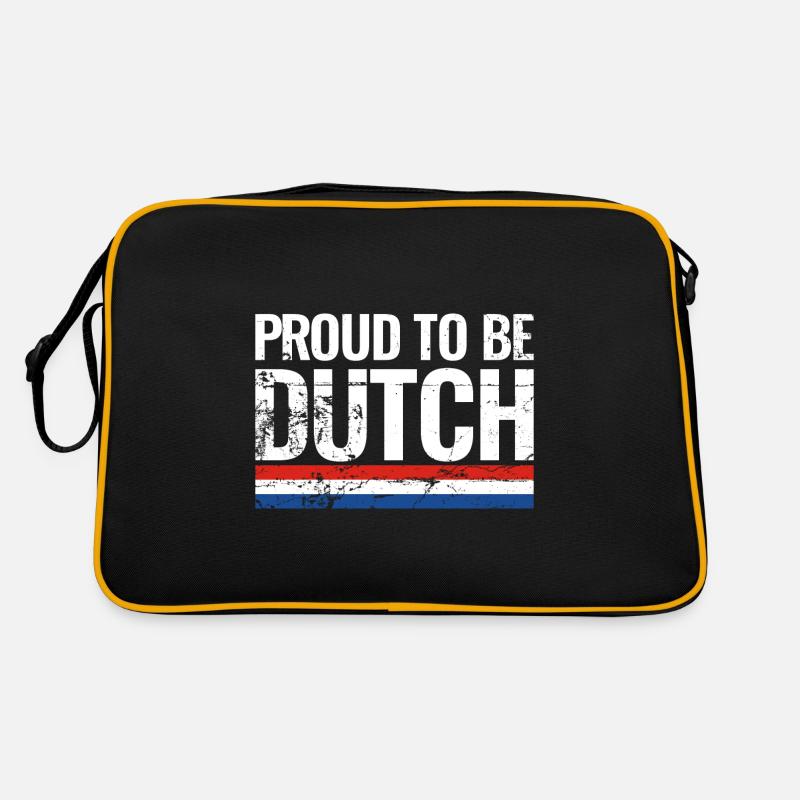 Proud To Be Dutch Netherlands Flag Netherlands Retro Bag