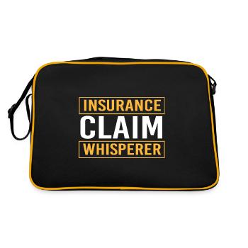 Versicherung Versicherungsagent - Retro Tasche - Schwarz/Gold - Hinten