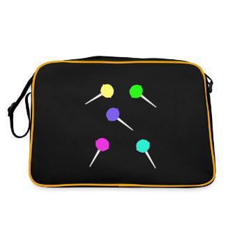 Bonbons Anniversaire d’enfant Grignotage Des enfants - Sac Retro - noir/or - Dos
