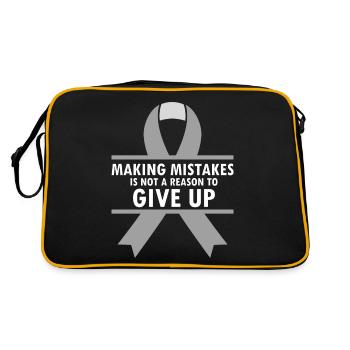 Dyslexia Interventionist for Dyslexia - Retro Bag - black/gold - Back