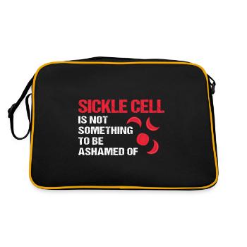 Sickle cell anemia - Retro Bag - black/gold - Back