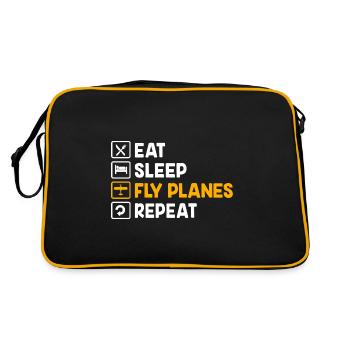 Model Airplane Model Airplane - Retro Bag - black/gold - Back