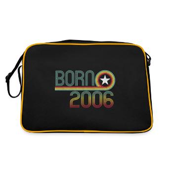 Retro birthday 2006 Born - Retro Bag - black/gold - Back