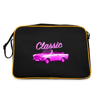Classic Trabbi pink - Sac Retro - noir/or - Dos