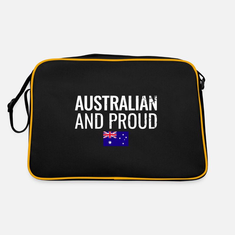 Australian And Proud Australian Flag Retro Bag