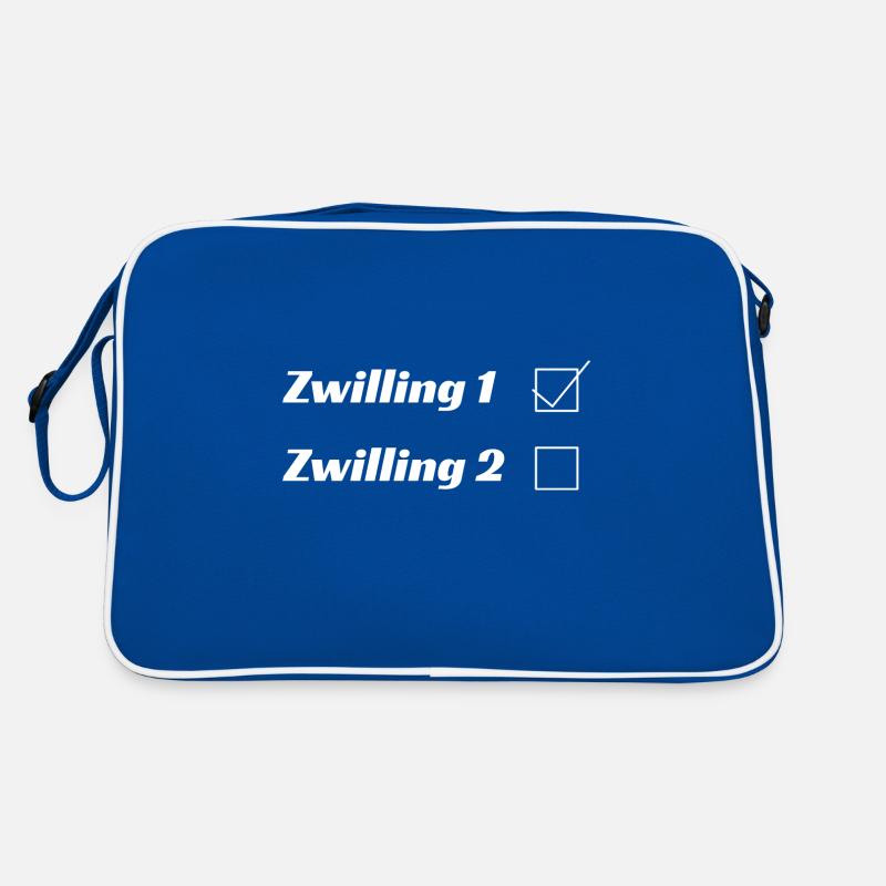 Zwilling 1 Zwilling 2 Retro Tasche