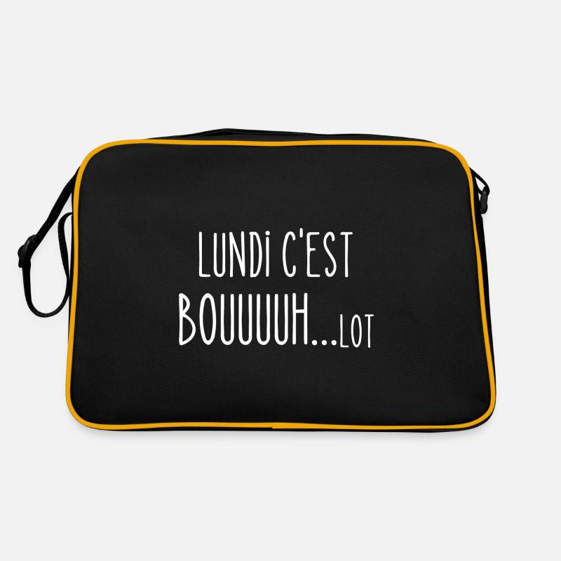lundi c'est bouh lot Sac Retro
