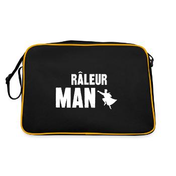 râleur man - Sac Retro - noir/or - Dos