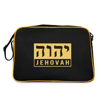 Judaïsme juif Yeshua - Sac Retro - noir/or - Dos