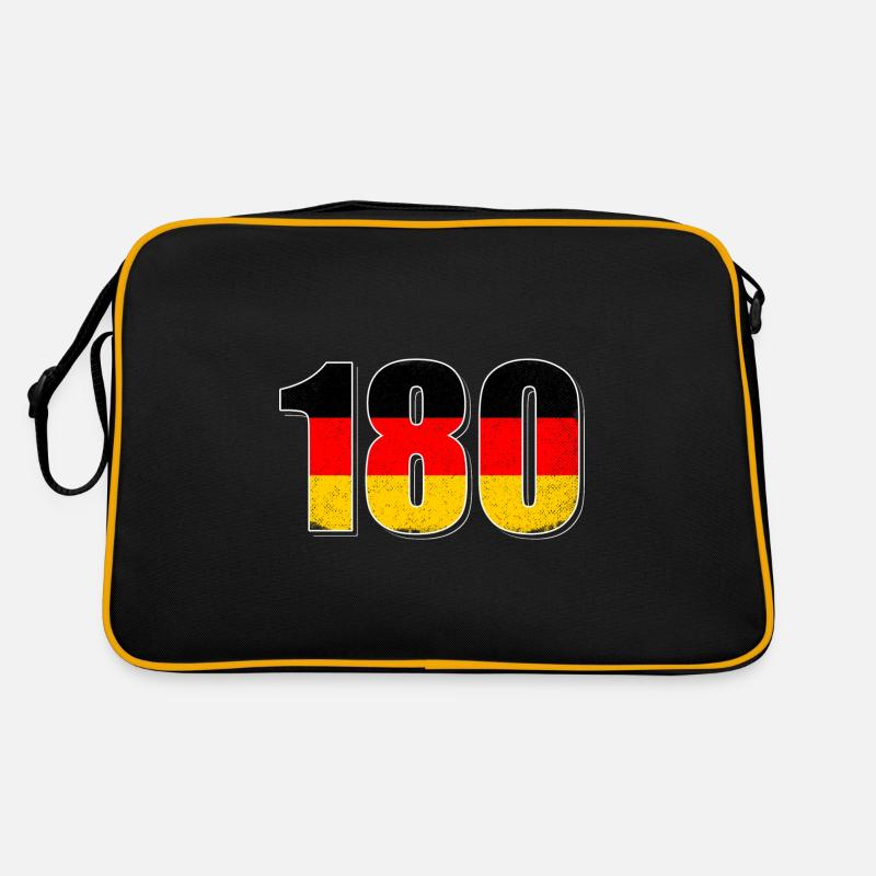 180 cent quatre-vingts fléchettes drapeau allemand Sac Retro