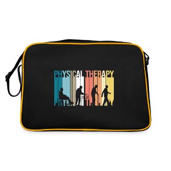 Physiotherapist Physiotherapy - Retro Bag - black/gold - Back