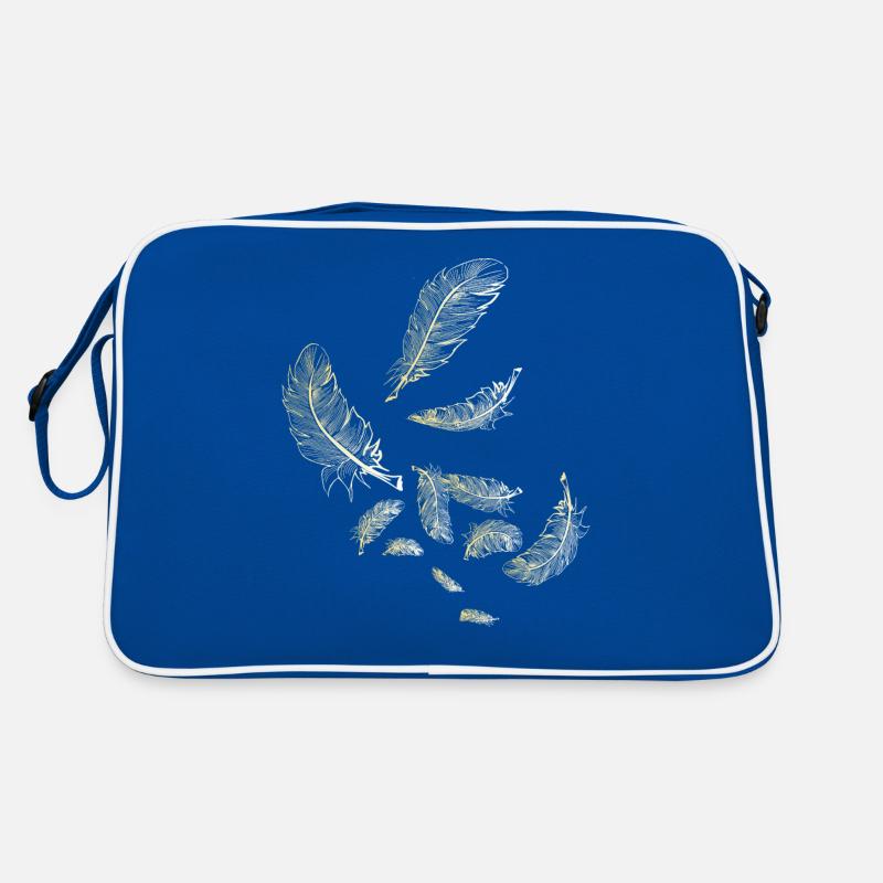 feathers fluttering Retro Bag