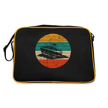 Bateau bateau bateau bateau bateau - Sac Retro - noir/or - Dos