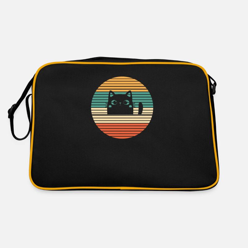 Chat dame chat ami chat Sac Retro