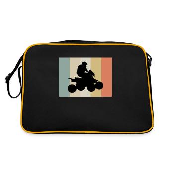Quad Pilote Quad Motorsport Quad - Sac Retro - noir/or - Dos