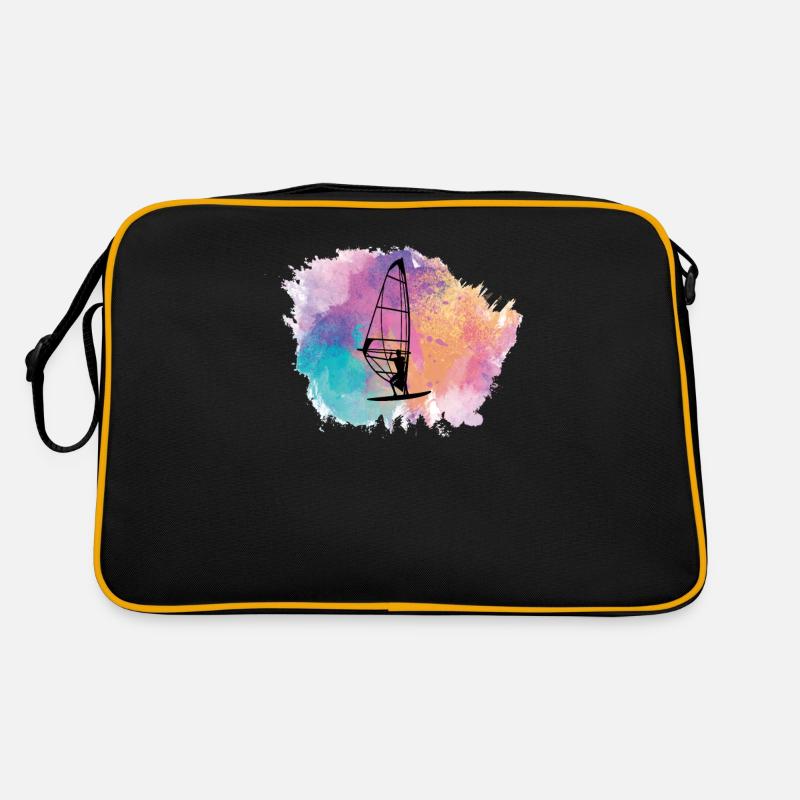 Windsurfen Windsurfer Retro Tasche