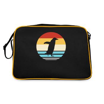 Penguin South Pole Penguin - Retro Bag - black/gold - Back