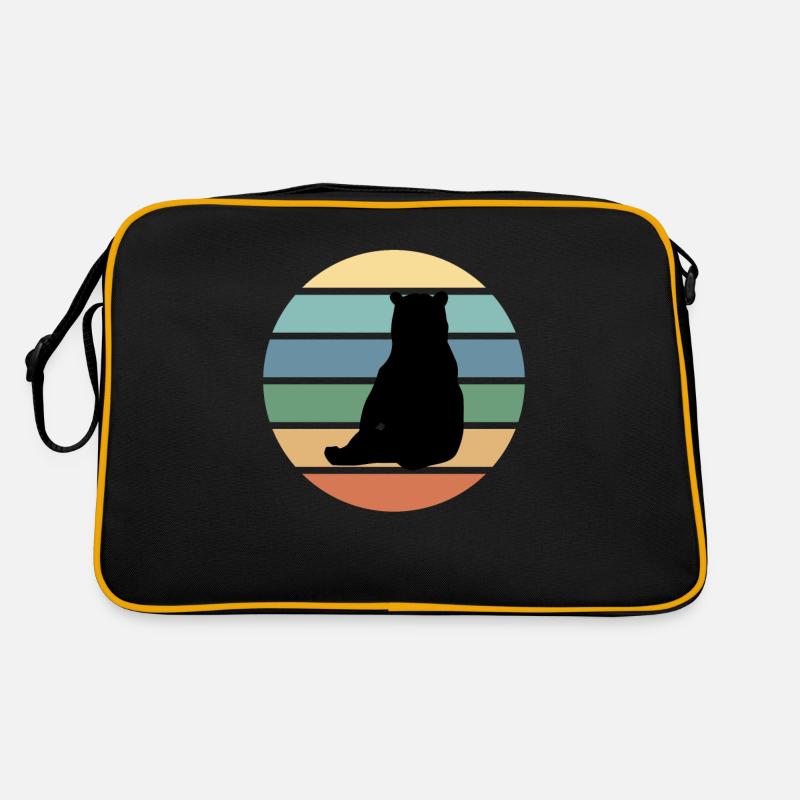 Bear Wilderness Brown Bear Retro Bag