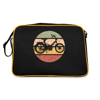 Moped Moped Moped Rider - Retro Bag - black/gold - Back