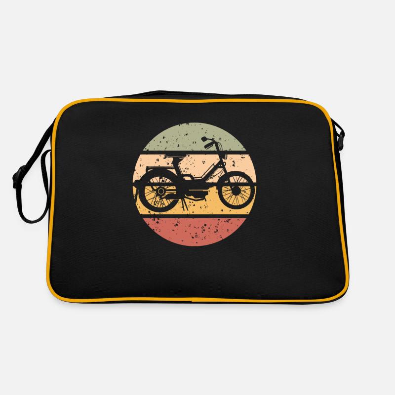 Mofa Moped Mofafahrer Retro Tasche