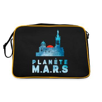 Planète Mars 2 - Sac Retro - noir/or - Dos