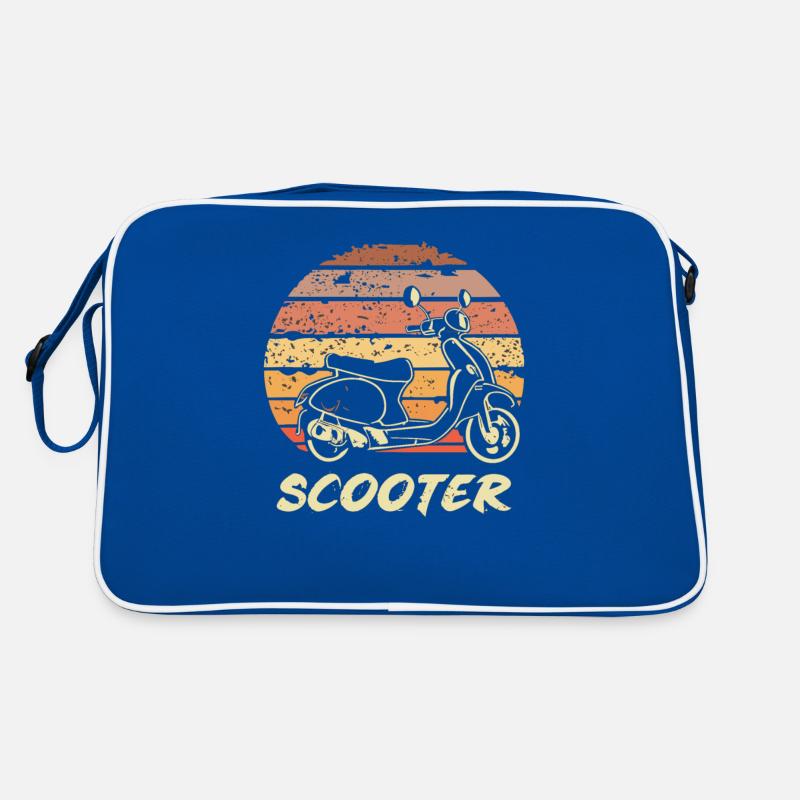 Scooter Motorroller Mofa Moped Roller Retro Tasche