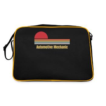 Mécanicien automobile - Sac Retro - noir/or - Dos