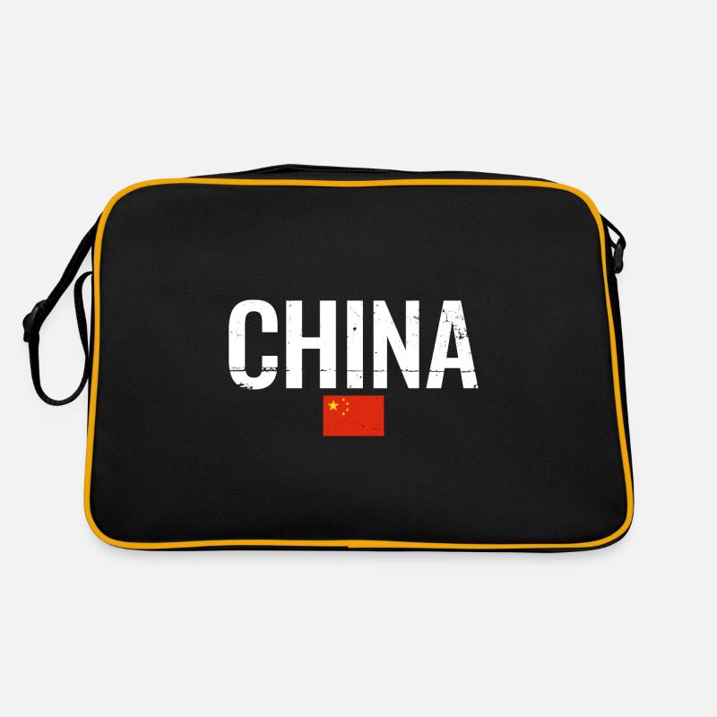 China Chinese Flag Chinese Retro Bag
