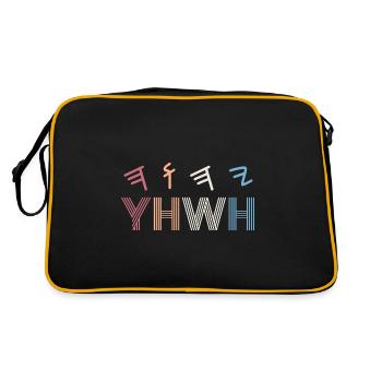 Yeshua Judaïsme juif - Sac Retro - noir/or - Dos