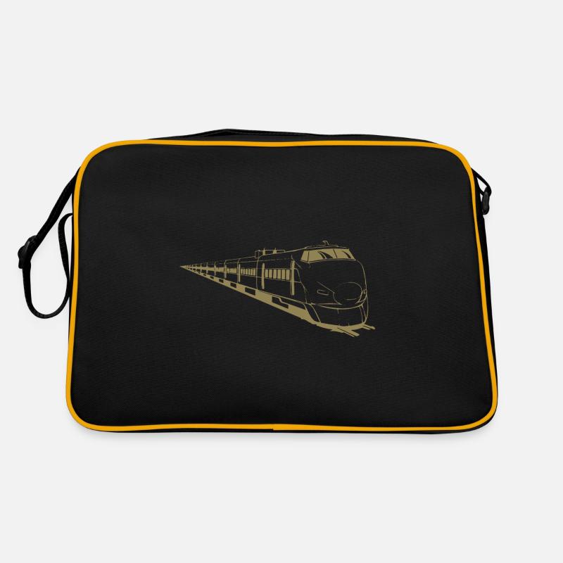Conception de locomotives ferroviaires Sac Retro