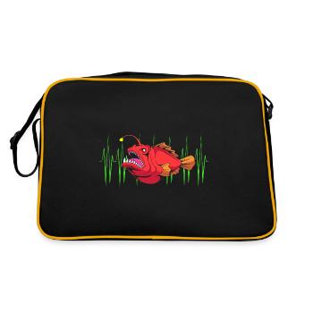 Frogfish - Retro Bag - black/gold - Back