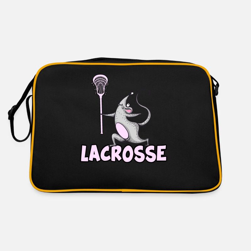 lacrosse lax lacrosse racket lacrosse mouse Retro Bag