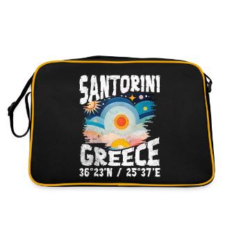 Greece aegean islands col - Sac Retro - noir/or - Dos