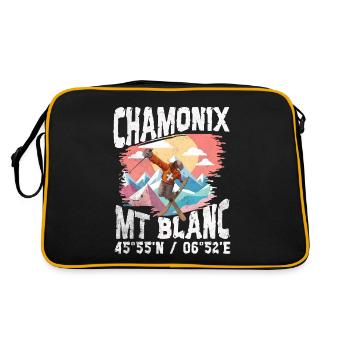 Chamonix free style - Sac Retro - noir/or - Dos