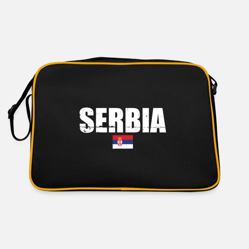 Serbie Vintage Drapeau serbe Serbie Sac Retro